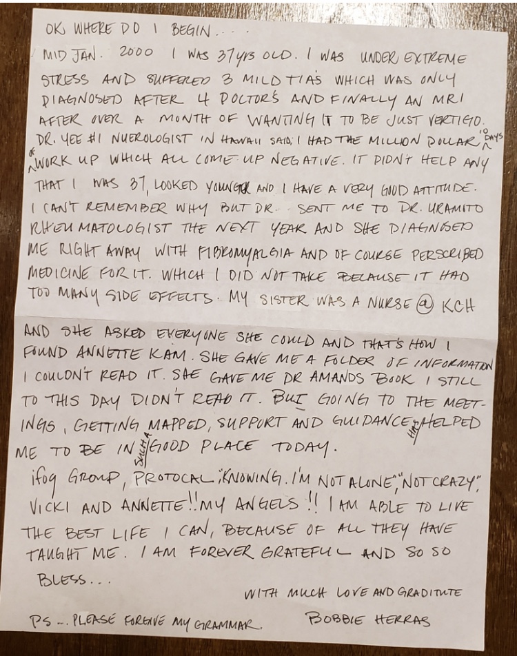 Bobbie's Letter