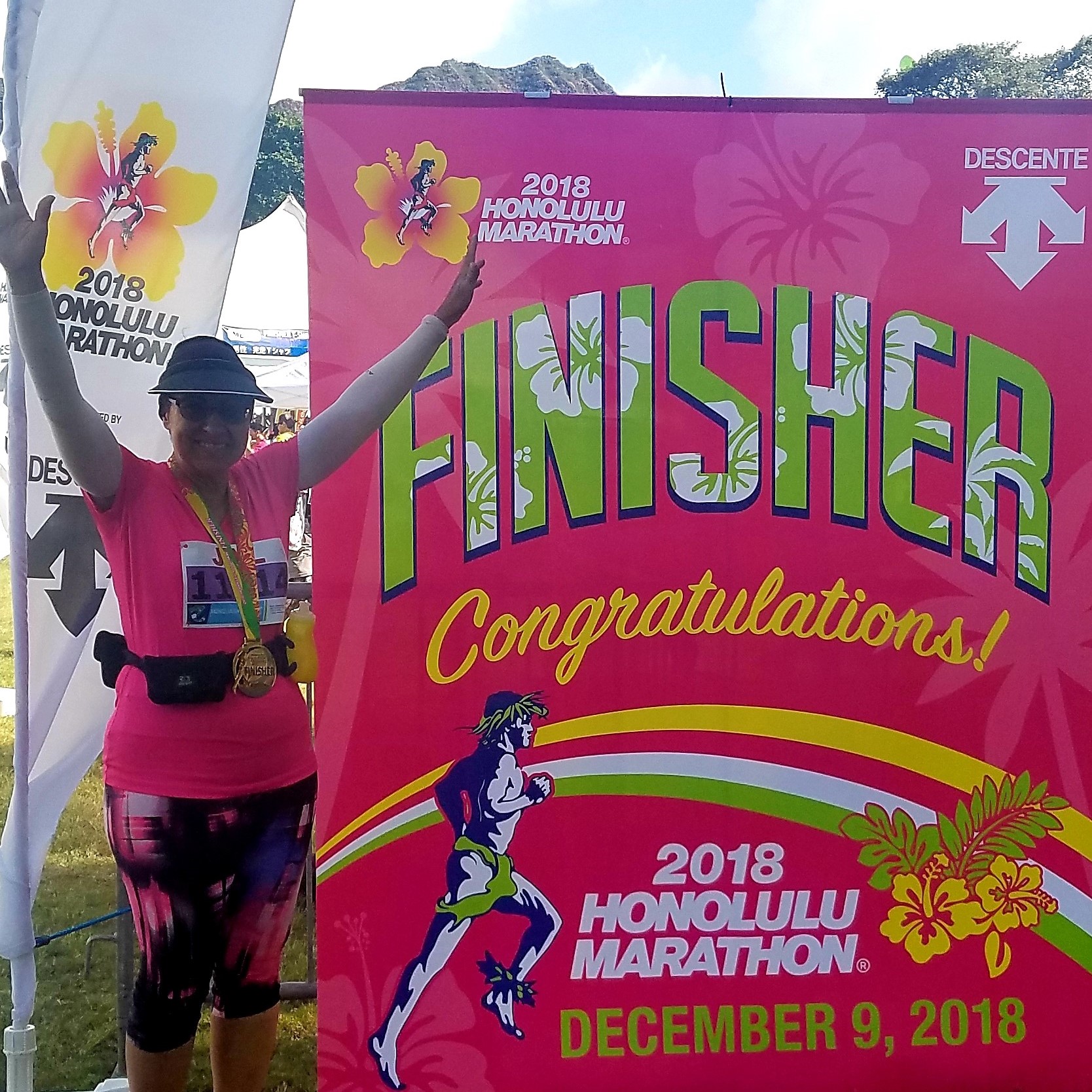 Stephaanie 2018 Honolulu Marathon