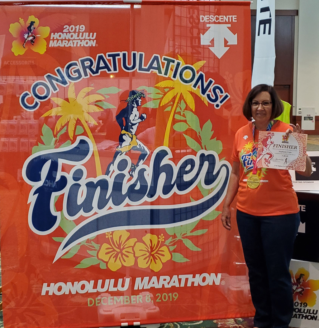 Stephaanie 2019 Honolulu Marathon